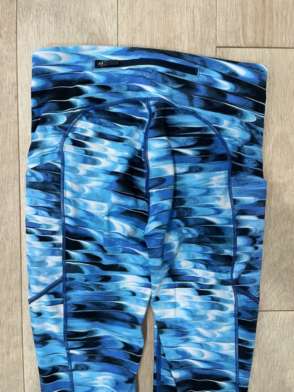 Lululemon Speed Up Crop 21" Tidal Multi Size 4 W6AO8S - Picture 11 of 16